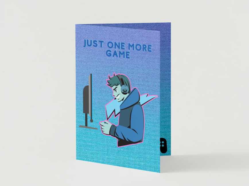 Just One More Game Card