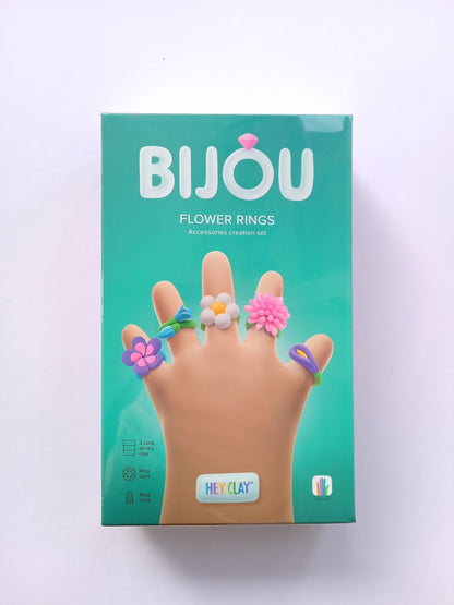 Hey Clay - Flower Rings Craft Set