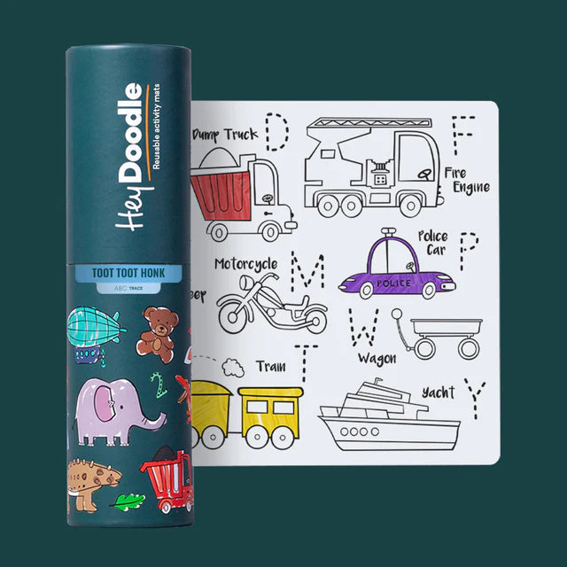Honk Honk Toot Toot Silicone Reusable Drawing Mat